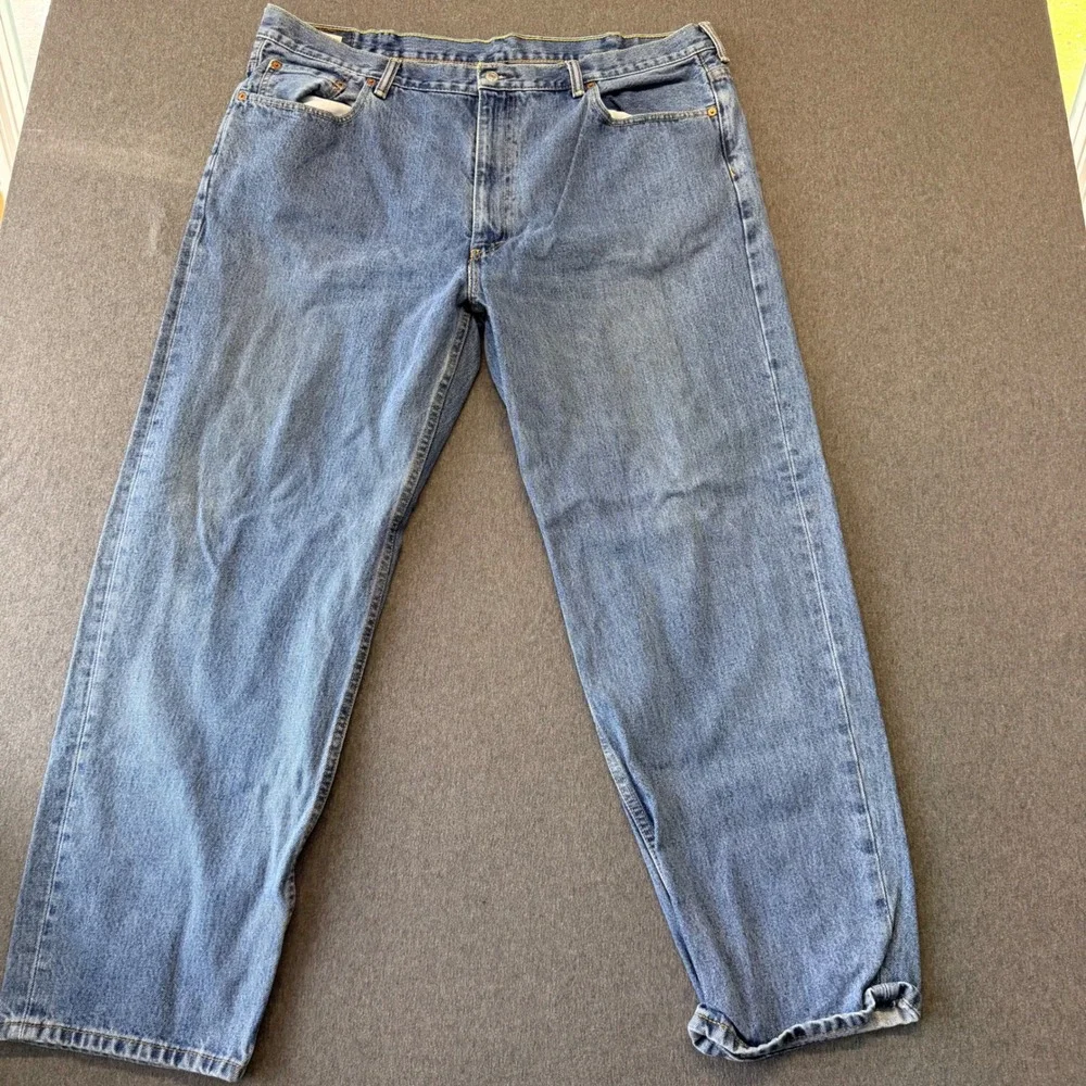 Levis 550 Relaxed Fit Mens Jeans Medium Wash Denim W44 L32 01550-4891